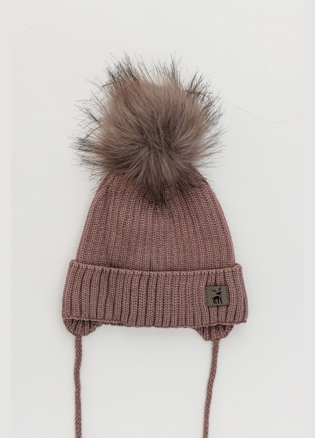 Шапка для мальчика Рудольф K37 46-48 см. Кофе Alex K37-17 (304977907)