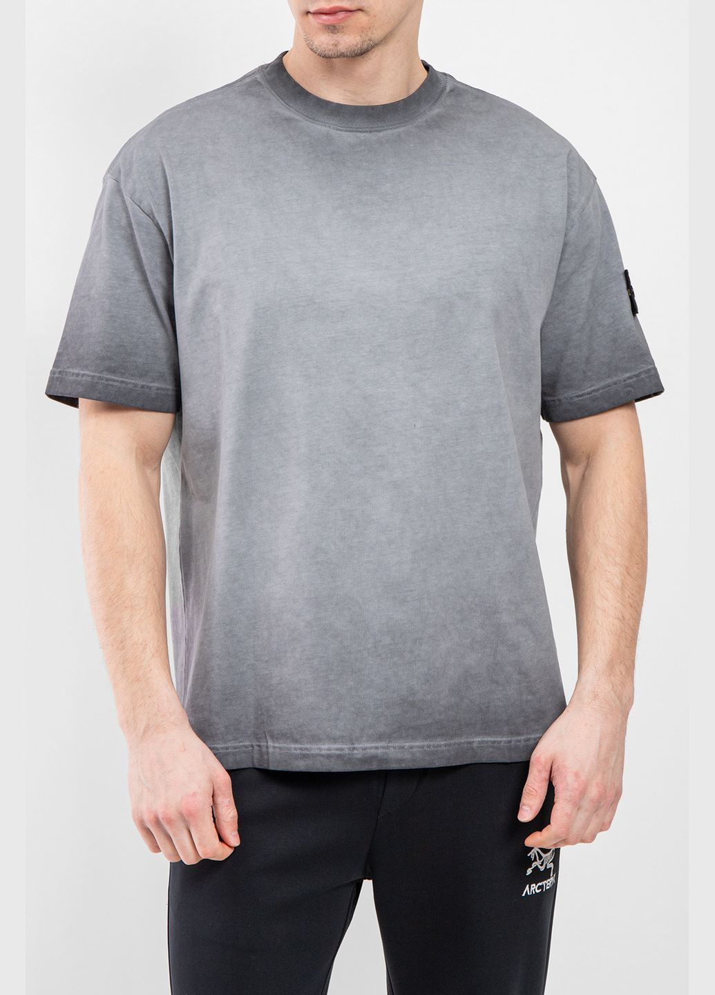 Сіра футболка Stone Island