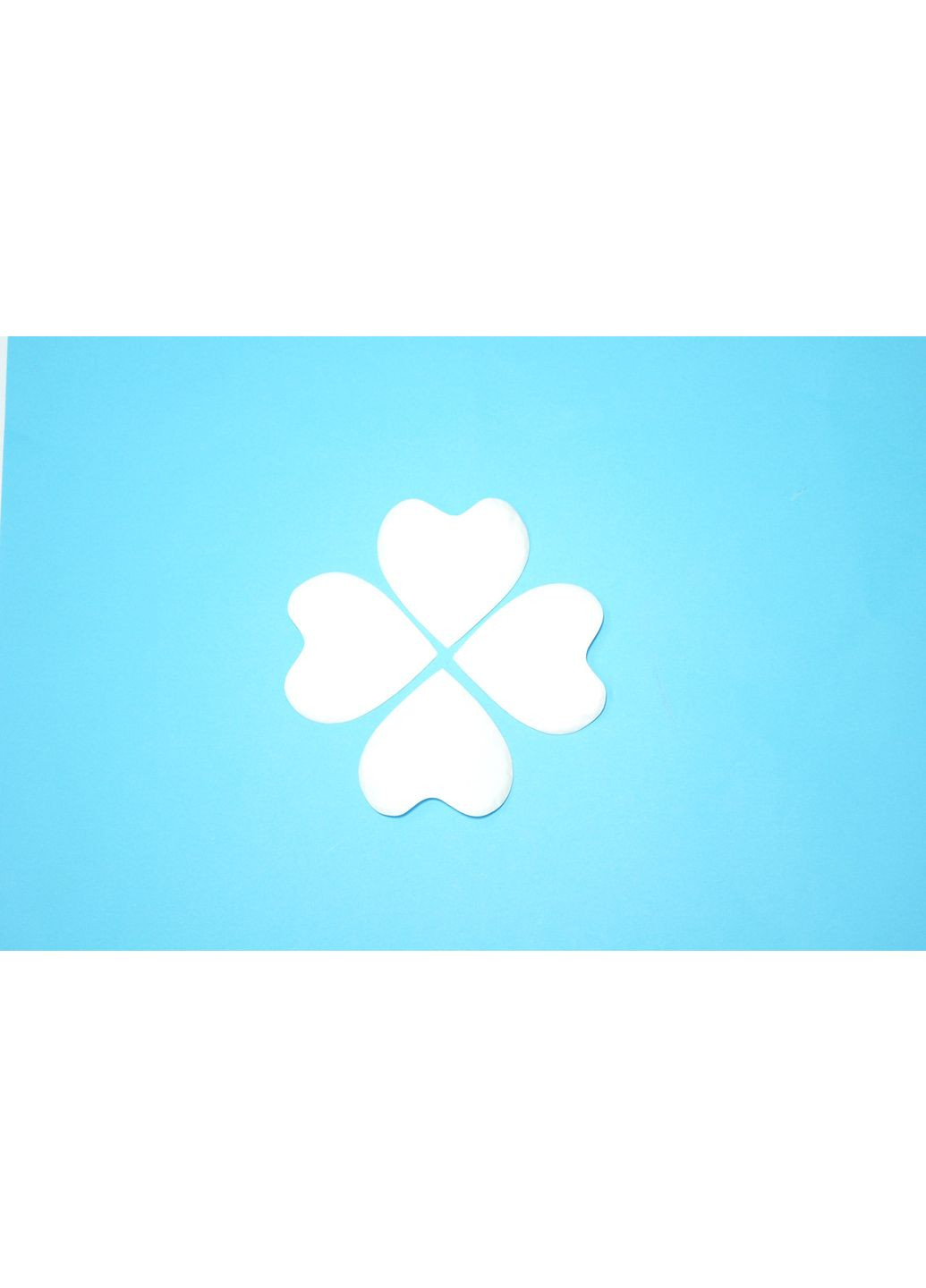 Сердечки білі паперові No Brand (368969737)