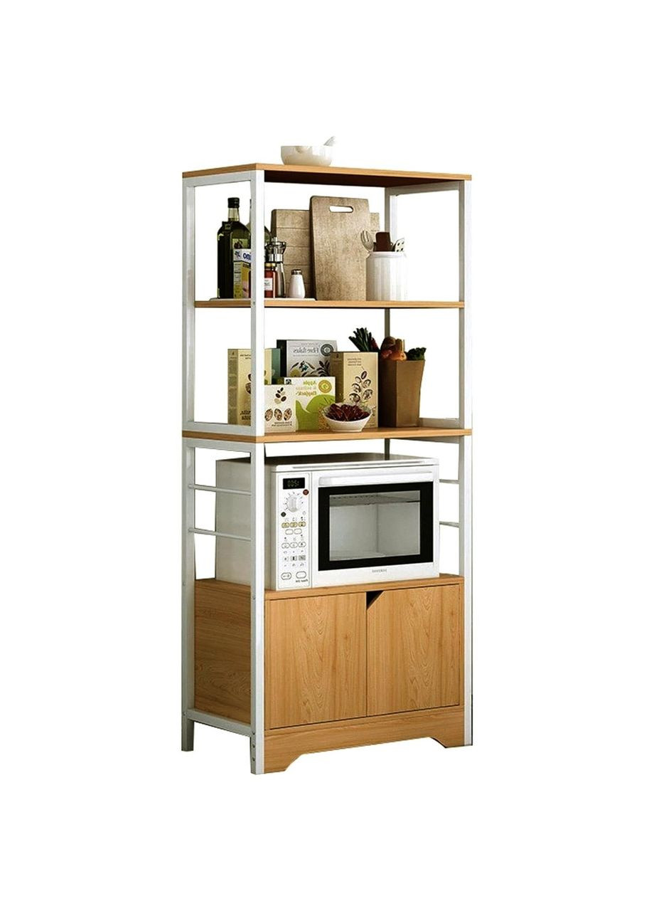 Стелаж кухонний з дерева Атоліта 4 зефір-сієна (СТА-40682005) No Brand (327846439)