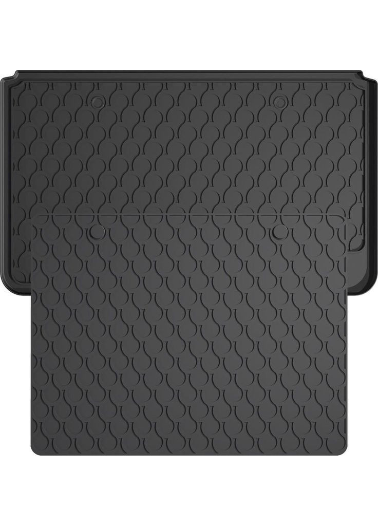 Гумові килимки в багажник для Renault Captur (mkI) 2013-2019 (верхній рівень) (багажник із захистом) Gledring (361241220)