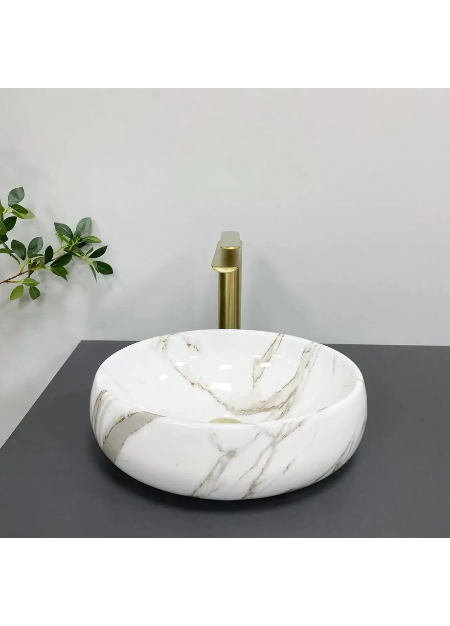 Раковина накладная Venetto S Aiax Glossy 285x380 мм овальная (RM--012808) VBI (373997888)
