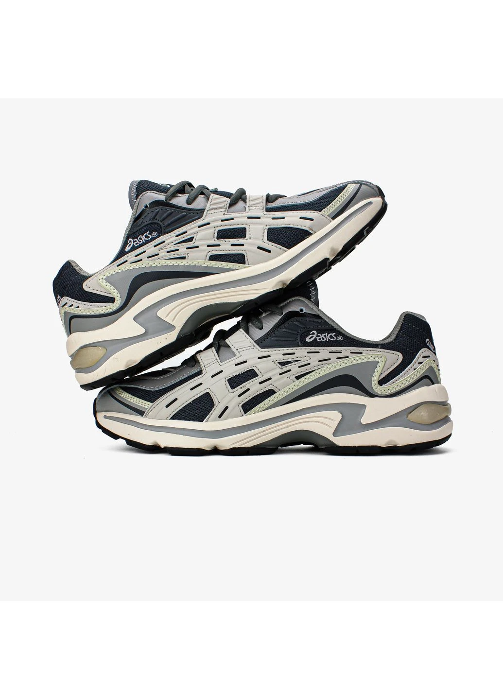 Сірі кросівки gel-preleus grey/blue/white No Brand