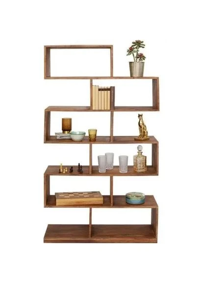 Стеллаж LOFT широкий настенный асимметричный с 8 полками (FS443) No Brand (396500455)