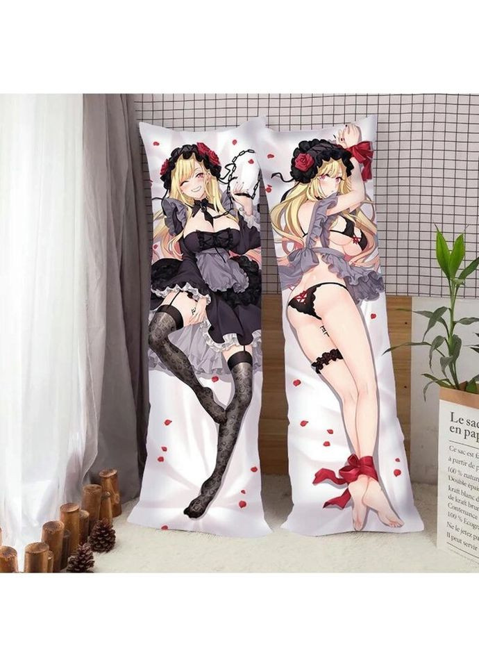 Подушка-обіймашка 3D Дакімакура Марін Кітагава 3726_F 16467 130х40 см FlexDress (336147873)