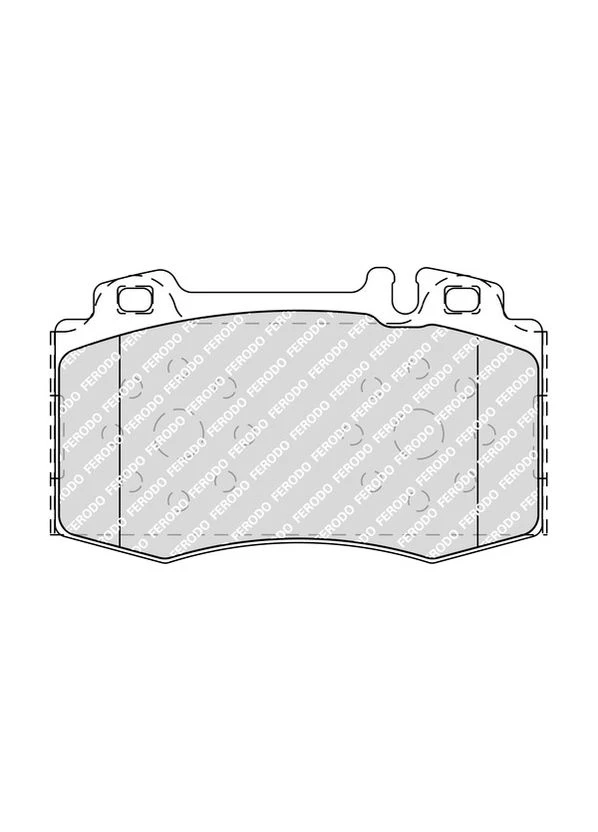 Колодки гальмівні дискові ПЕРЕДН MB M-CLASS (W163) 2.7 1998.02-2005.07 FE FDB1426 Ferodo (386941371)