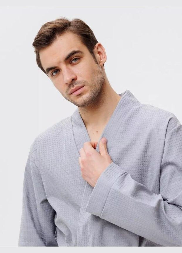 Банный мужской халат для бассейна Серый XXL (ВК4400В-4) Cosy (306632976)