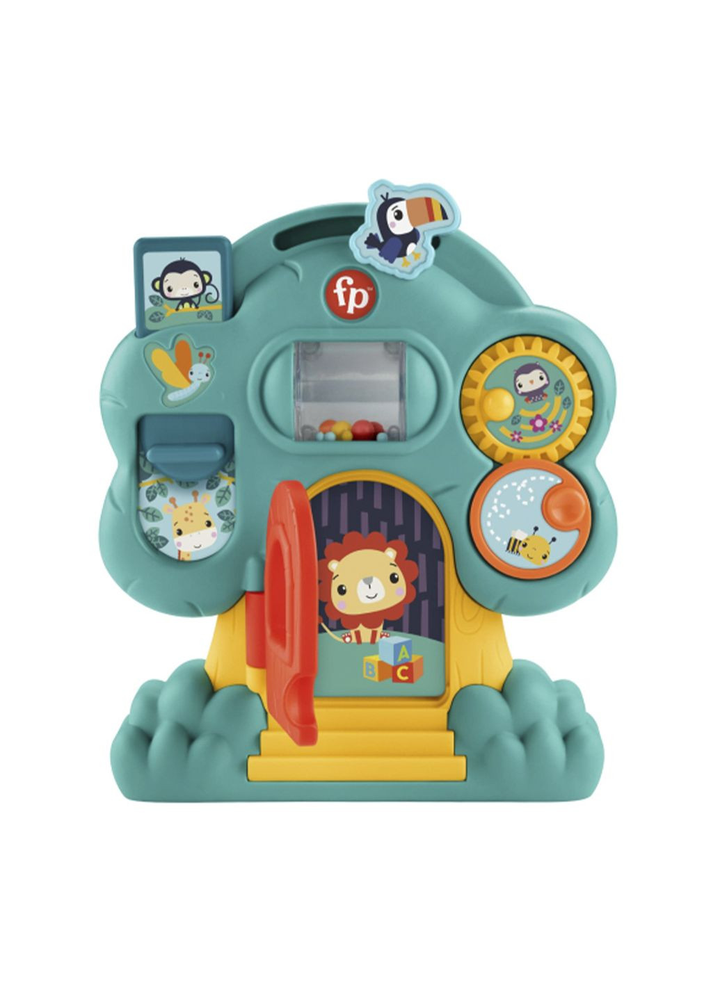 Интерактивная доска "Веселые зверюшки" цвет разноцветный CB-00265116 Fisher-Price (314887255)