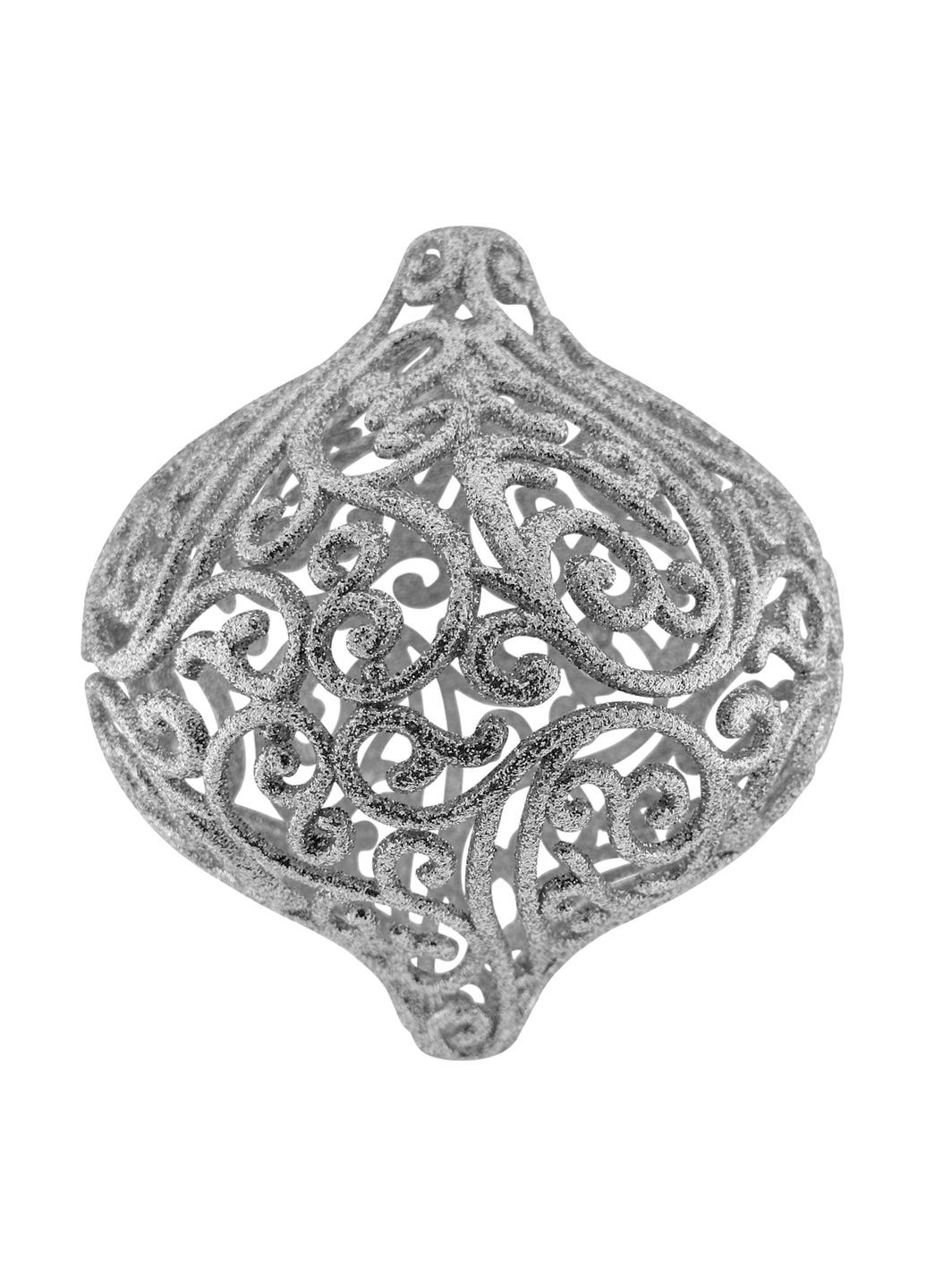 Елочное украшение Ажурный волчок малый розовый 8х8х8,5 см MIS LT (365627718)