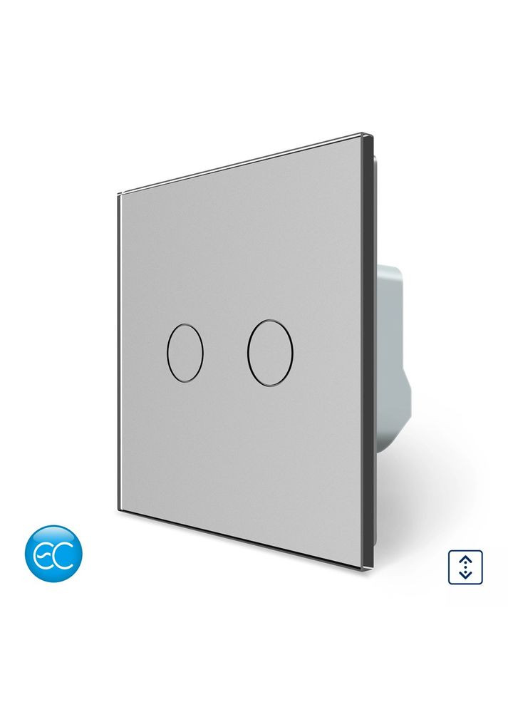 Умный сенсорный выключатель для роллет (VL-FC2NWZ2-2GIP) Livolo (371260661)