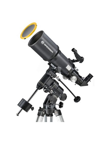 Телескоп Polaris-I 102/460 EQ3 з сонячним фільтром і адаптером для смартфона (4602460) Bresser (346532732)