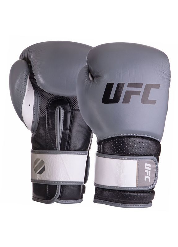 Перчатки боксерские Pro Training UHK-69993 Серо-черный, (37512076) UFC (329145654)