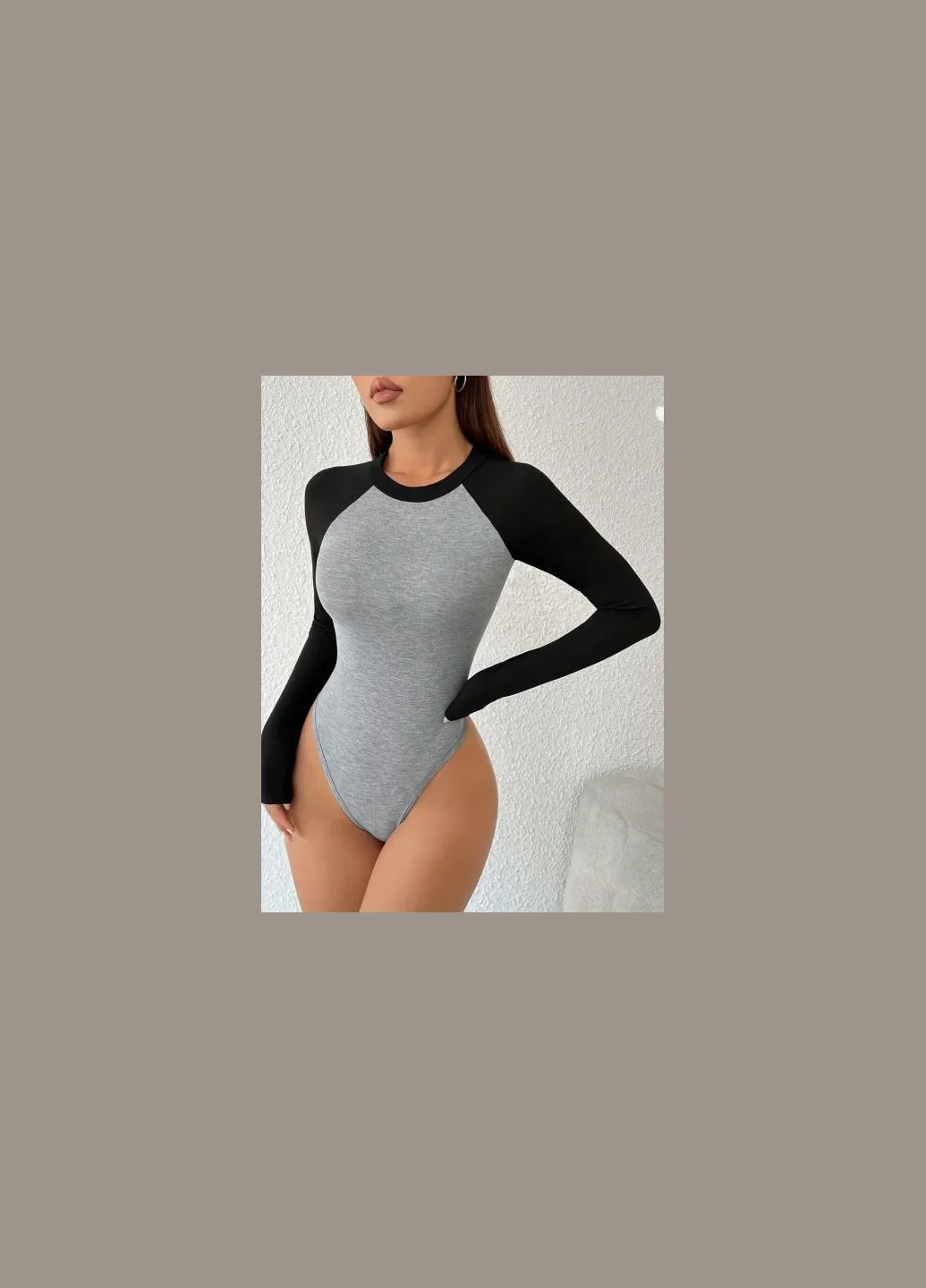 Боди с длинными рукавами, 301 No Brand (350886142)