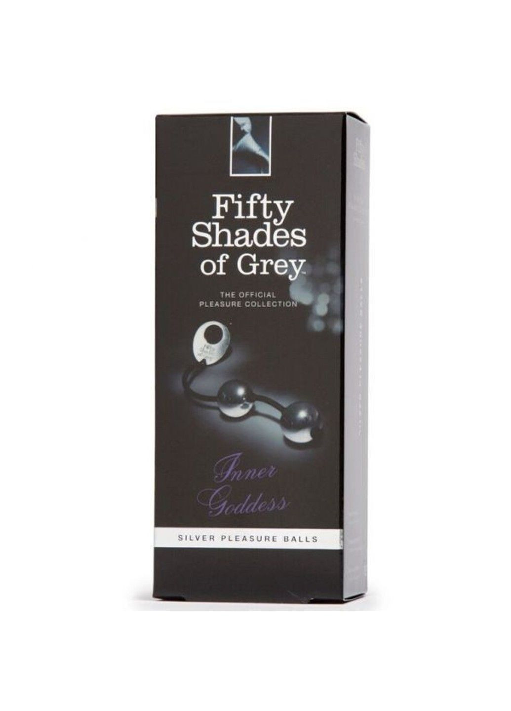 Серебристые металлические вагинальные шарики "Внутренняя Богиня" Fifty Shades of Grey (290278696)