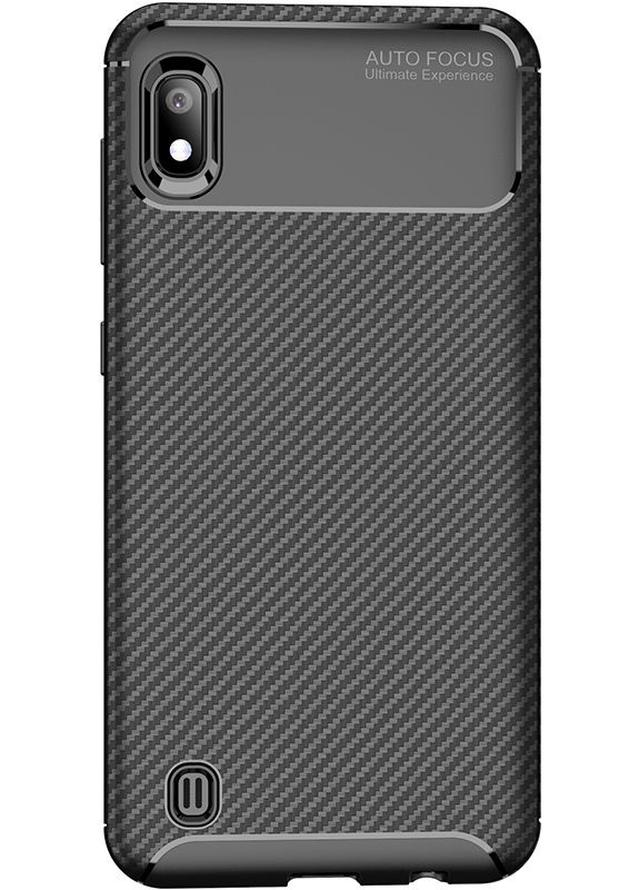 Чехол-накладка TPU Carbon Fiber 1,5mm Case Samsung Galaxy A10 Black Toto (301780461)