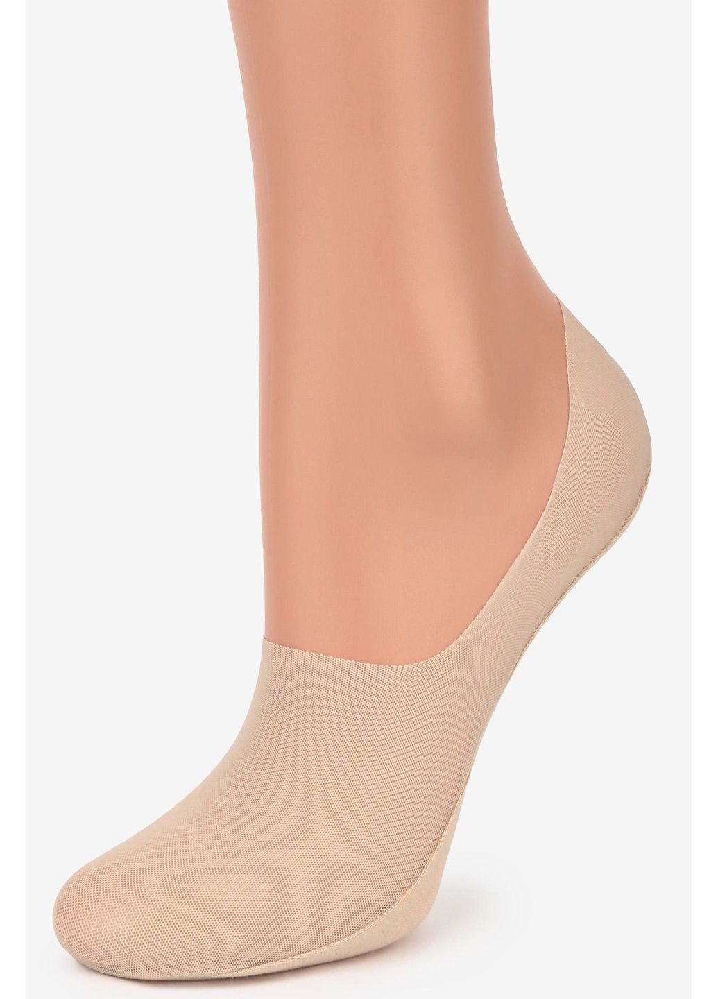 Бежеві сліди глибокі сіточка з бавовняною стопою comfort net high (2 пари) Marilyn (349500761)