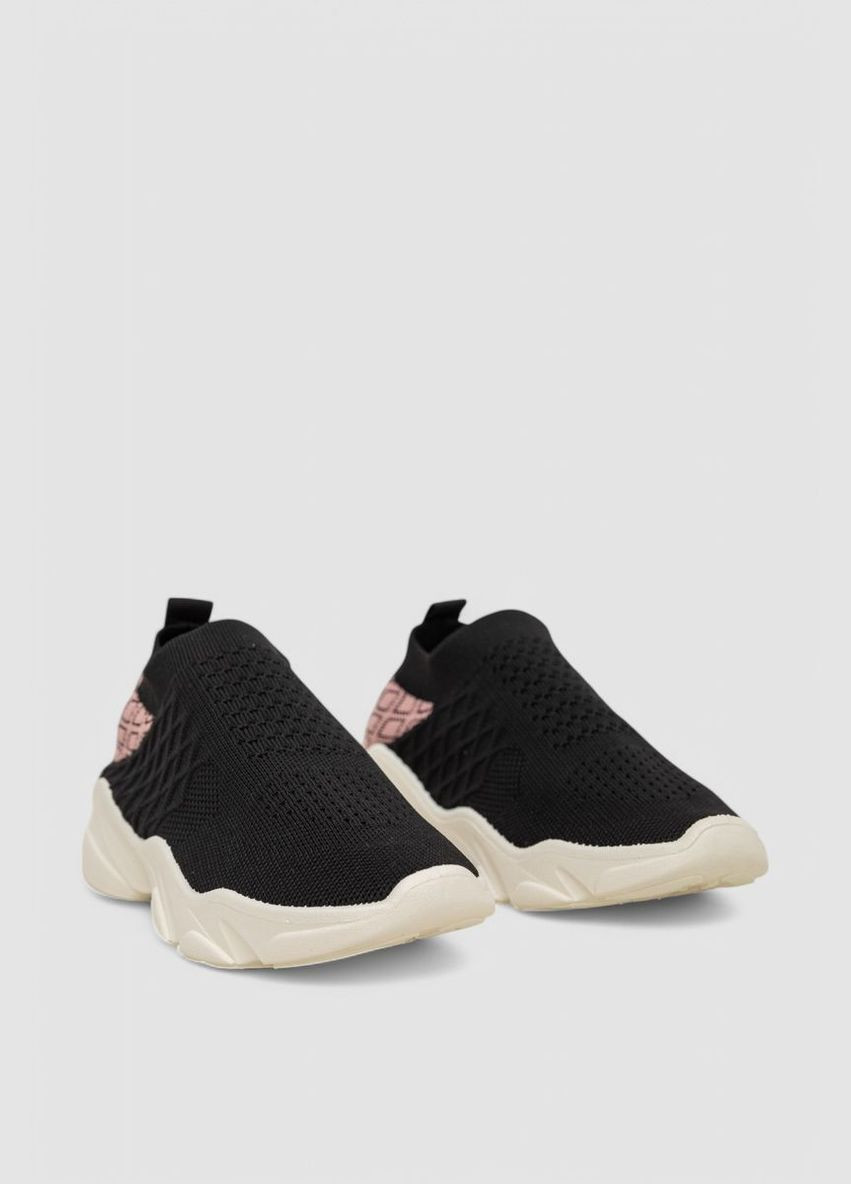 Сліпони жіночі з тканини Ager 244R291C чорні літо (317638158)
