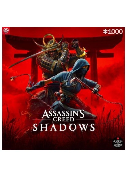 Пазл Assassin Creed Shadows Naoe & Yasuke 1000 эл. (5908305247913) GoodLoot Assassins Creed Shadows Naoe &amp; Yasuke 1000 ел. (366155582)