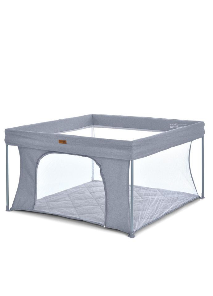 Детский манеж SWIFT 4 ME 1196 Gray 127х127х74,5 см El Camino (341827648)