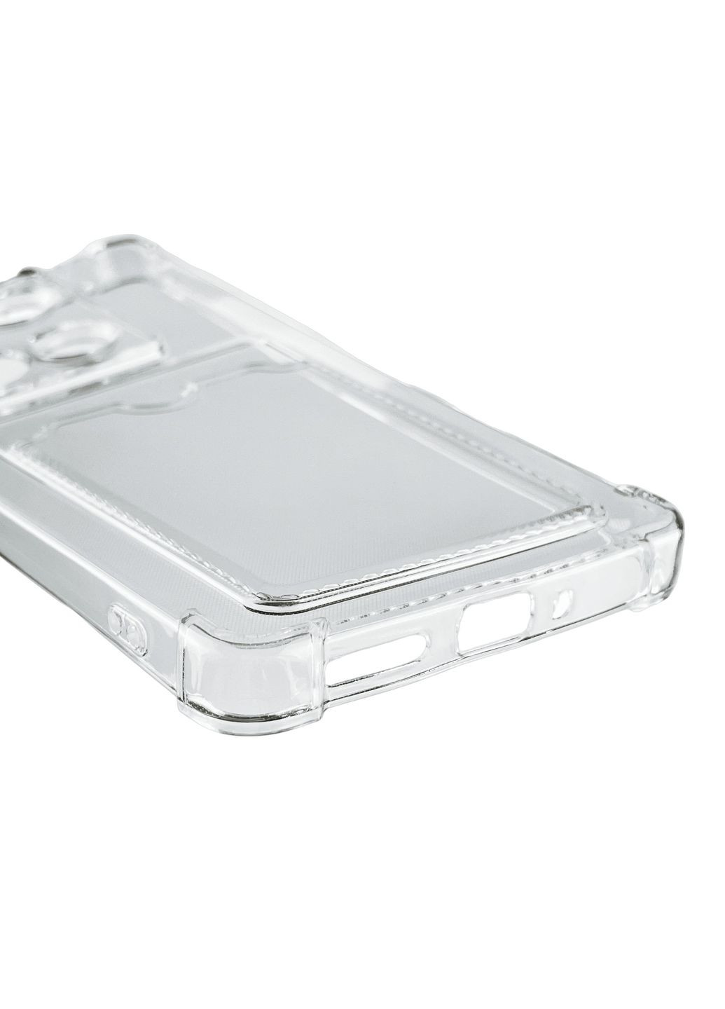 Чехол для POCO M6 Pro 4G с бронь углами с карманом для k-pop на сяоми поко м6 про 4г прозрачный Xiaomi (366020092)