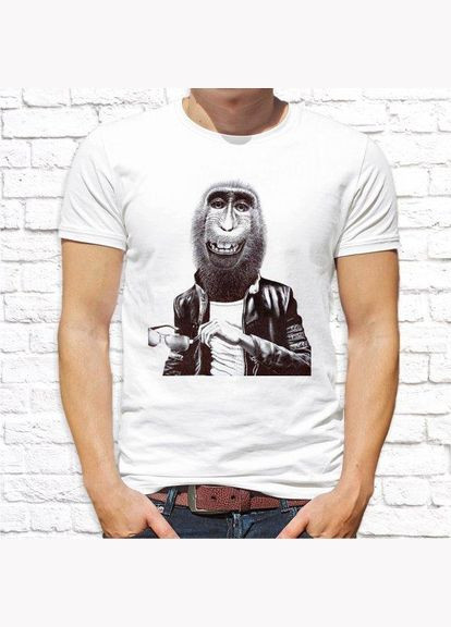 Мужская с принтом Крутая Обезьяна Кавун футболка (316345087)