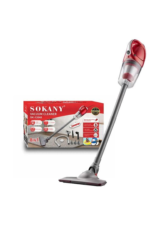 Вертикальный пылесос с 8 насадками электрический циклонный 3600 Вт (KS388) Sokany (361385246)