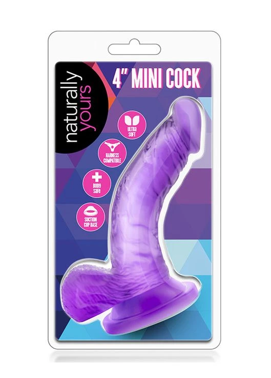 Фаллоимитатор NATURALLY YOURS 4INCH MINI COCK PURPLE Blush (303893632)
