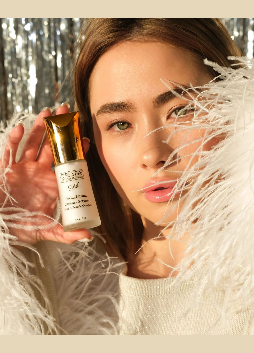 Ліфтинг крем-сироватка для обличчя Dr.Sea з золотом та пептидним комплексом, 30 мл Dr. Sea (303621333)