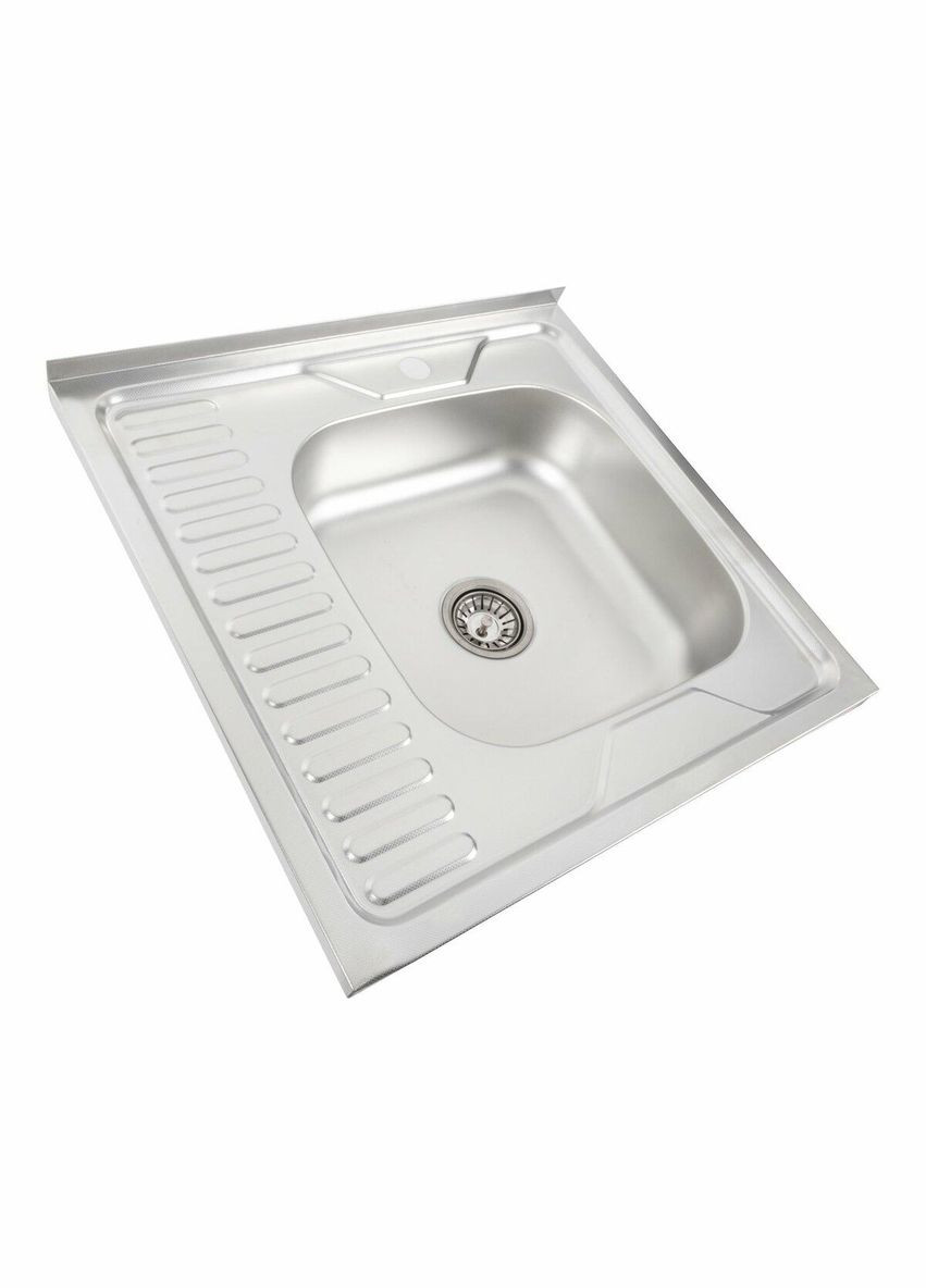 Кухонная мойка из нержавеющей стали ДЕКОР 6060 R (0,7/160 мм) Valeso (342069784)