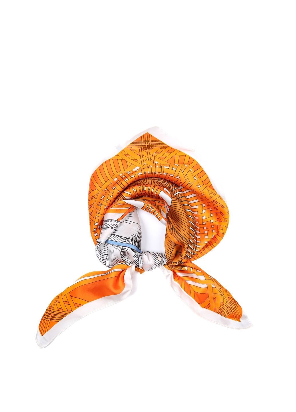 Хустка жіноча з принтом атлас різнокольорова КРЕМОНА LuckyLOOK 747-791 (324741780)