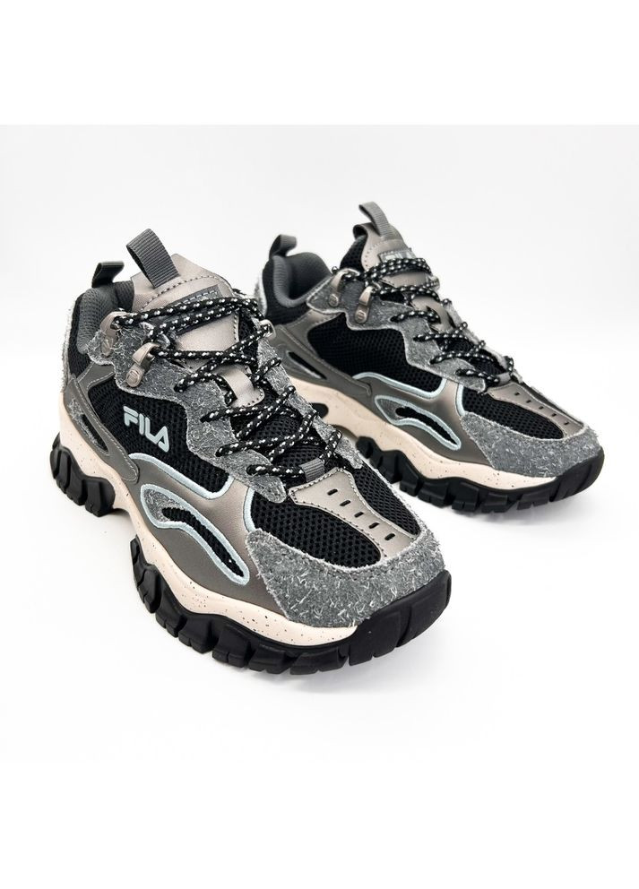 Кросівки (р) Замша/Текстиль 0-1-1-FFW-0267-FILA No Brand сірі (353685661)