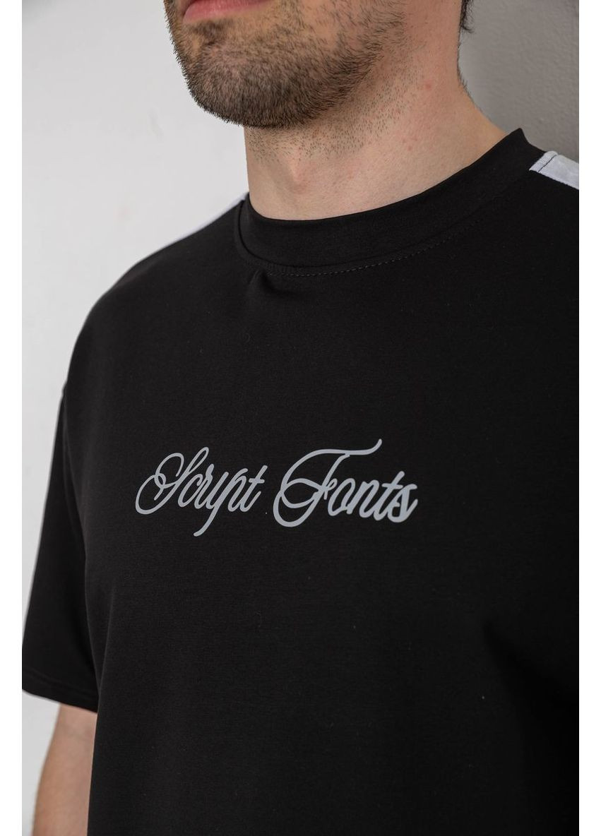 Чорний демісезонний костюм чоловічий повсякденний Sport Line