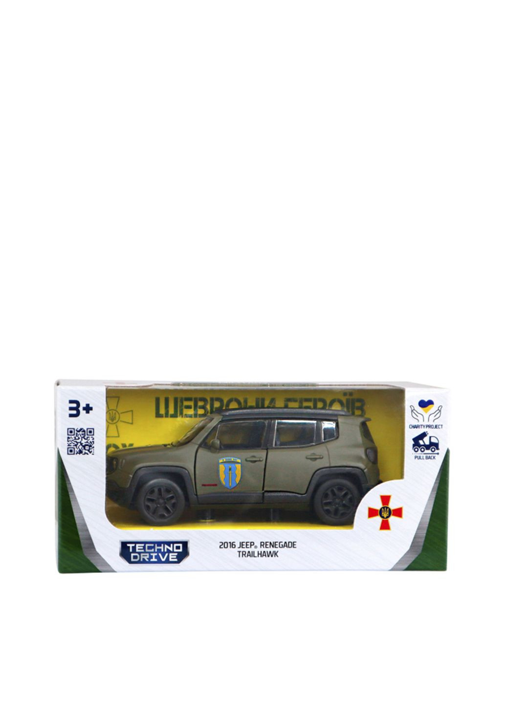 Автомодель Шевроны Героев Jeep Renegabe Enegabe Trailhawk Айдар цвет разноцветный CB-00261910 TechnoDrive (314888329)