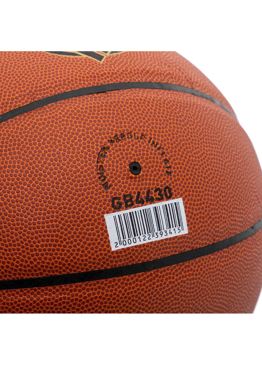 М'яч баскетбольний ROOKIE GEAR Коричневий (розмір 7) GB4430 Zelart (369142017)