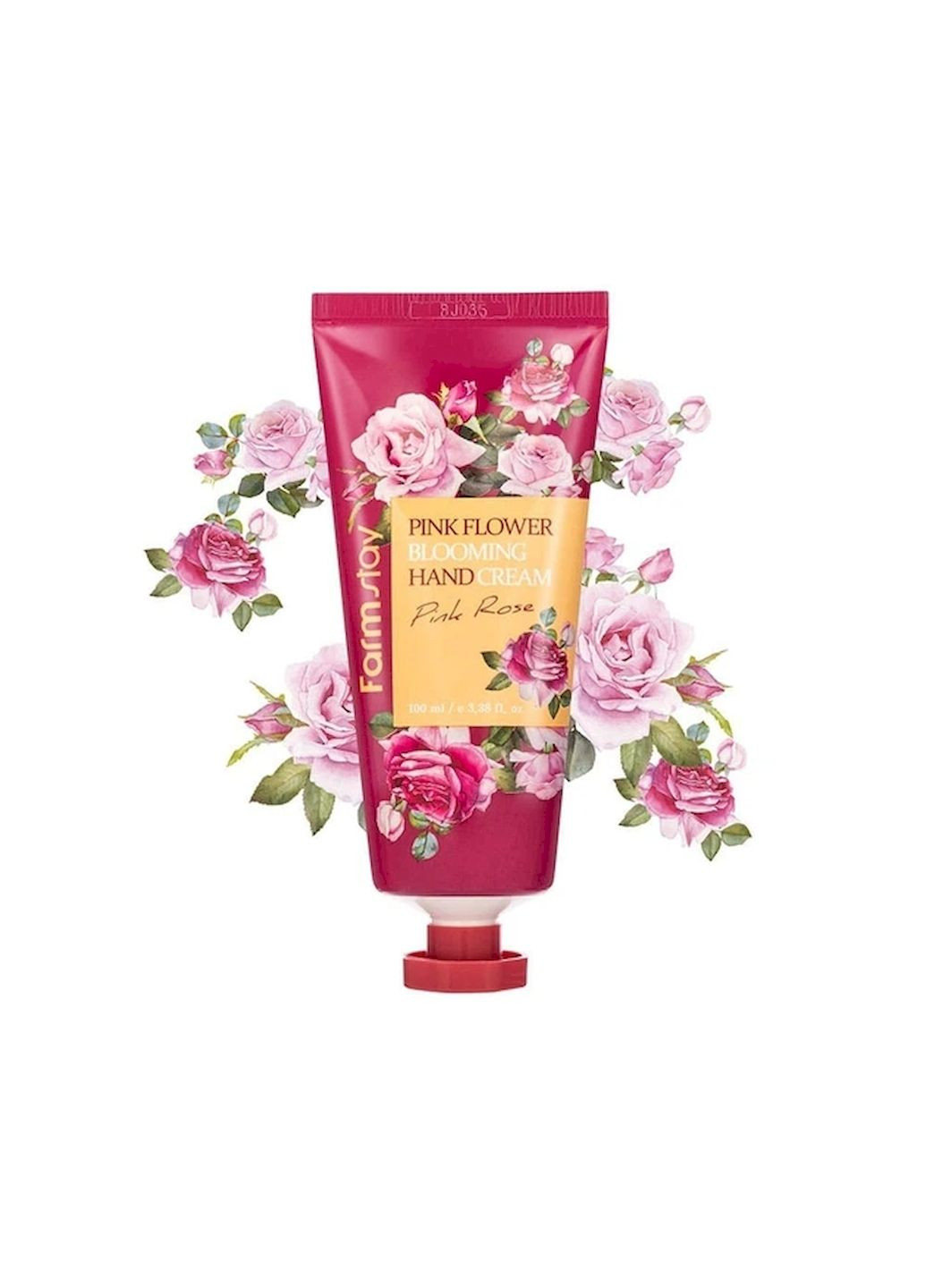 FarmStay Крем для рук PINK FLOWER BLOOMING HAND CREAM PINK ROSE з рожевою водою та квітковим комплексом, 100 мл — Крем, Південна Корея (280952120)