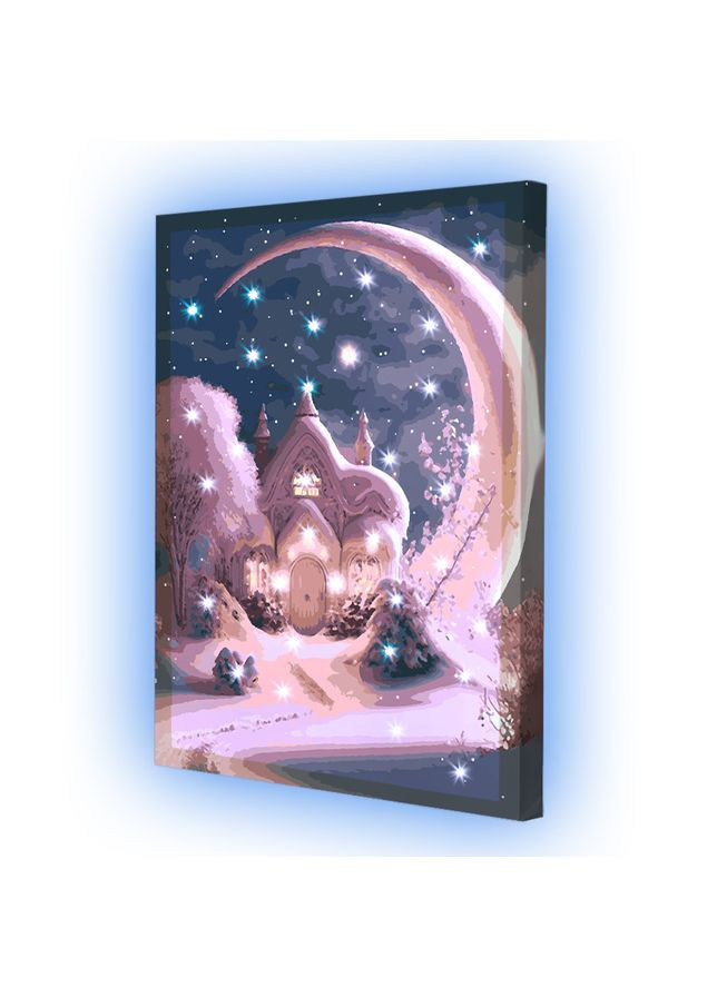 Картина по номерам со светодиодной подсветкой Сказочная ночь 40x50 см (ГР-007) Riviera Blanca (303135805)