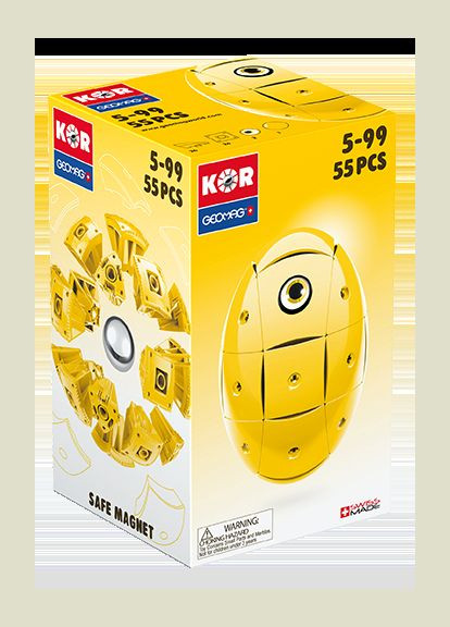 Конструктор магнитныйGeomag KOR Pantone Yellow | Магнитный конструктор Геомаг Кор желтый PF.800.675.00 GEOMAG (301791266)