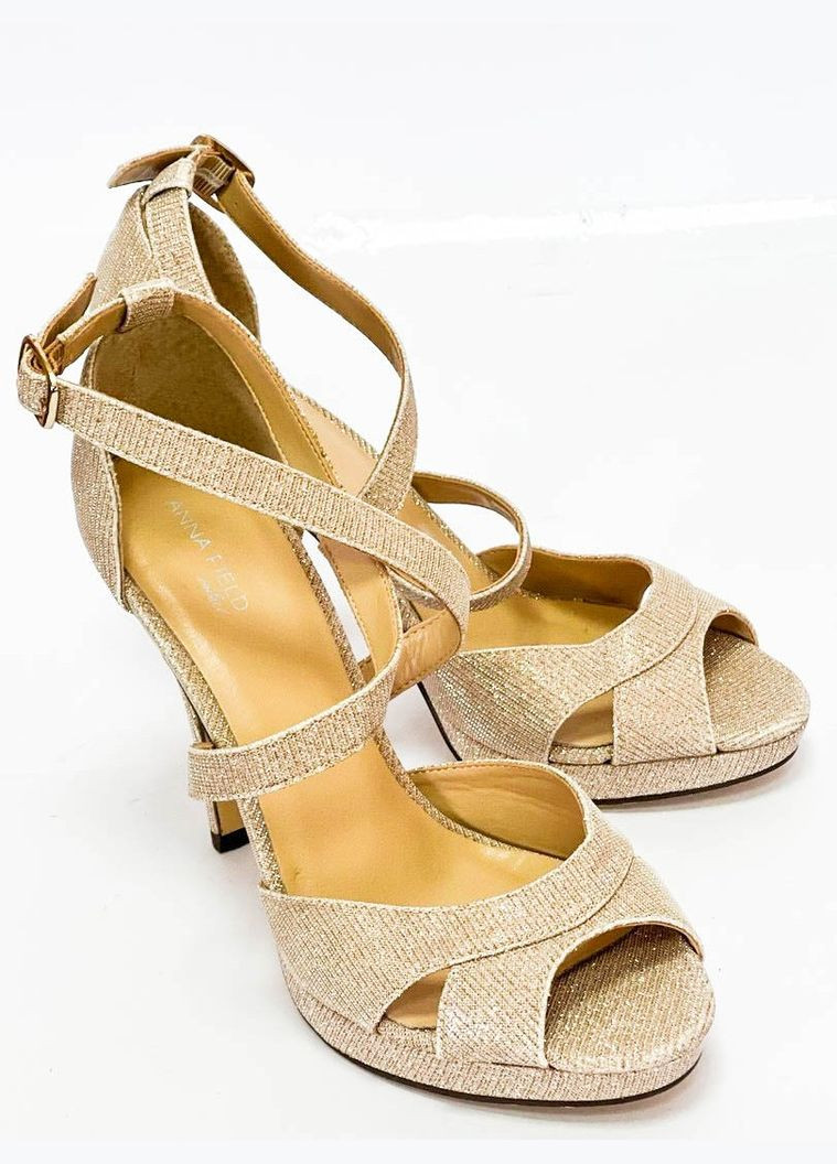 Золотые босоножки Anna Field