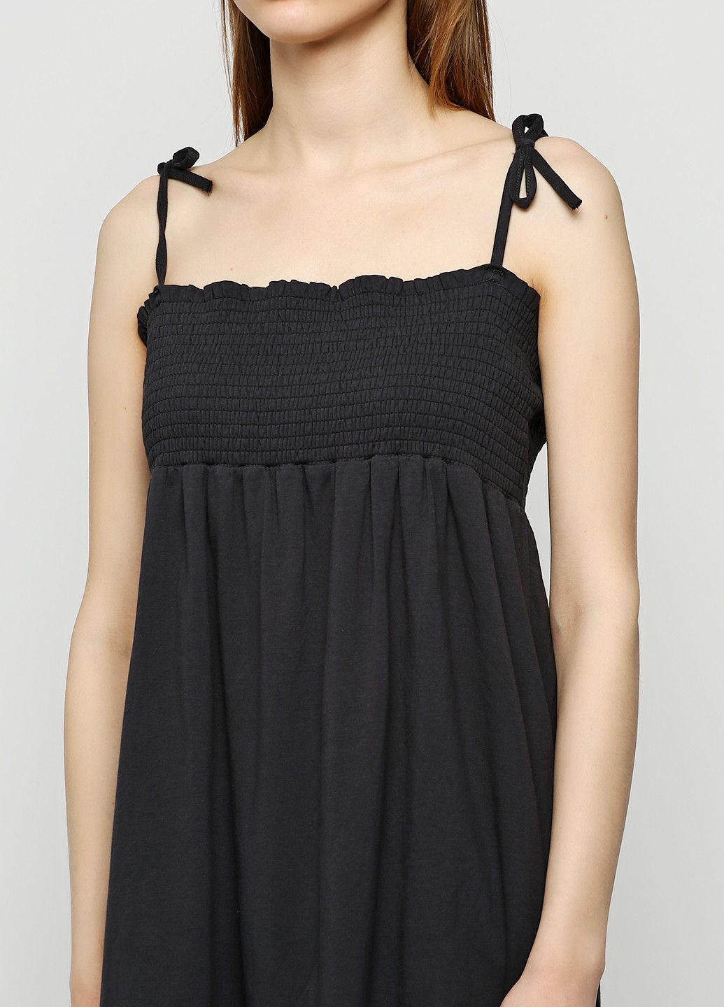 Летний женский сарафан розово-черный Billabong