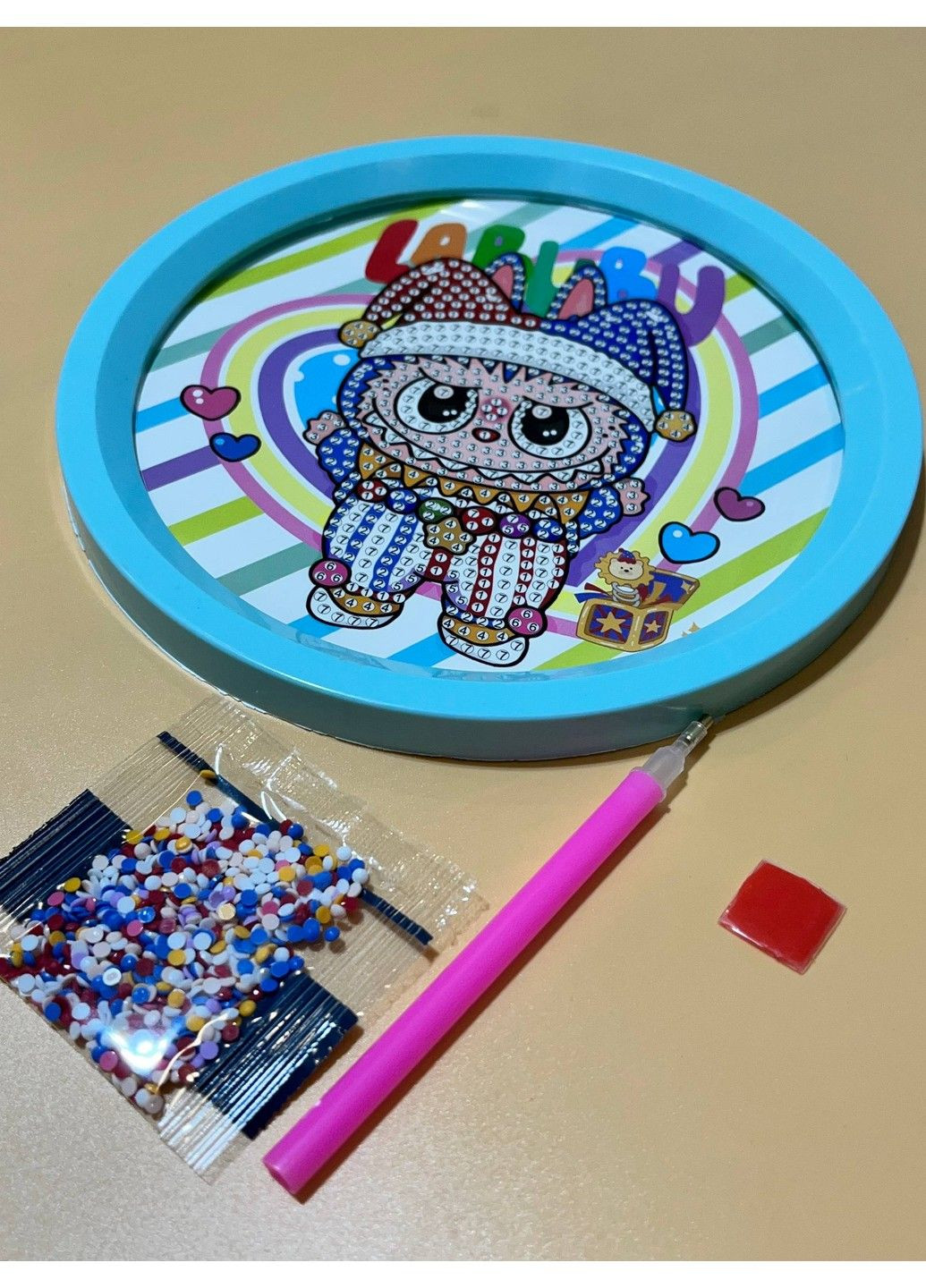 Алмазна мозаїка Лабубу, Стіч No Brand (361151766)