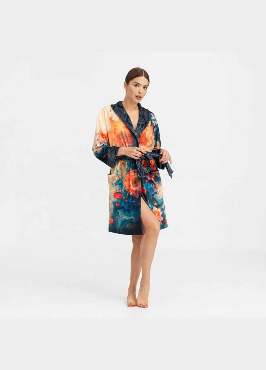 Халат женский из плюшевого велюра эксклюзивный Charms 18317 XS-S FlexDress (336766977)