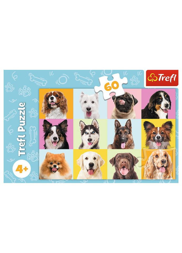 Пазли Портрети песиків 60ел (17374) Trefl (364111693)