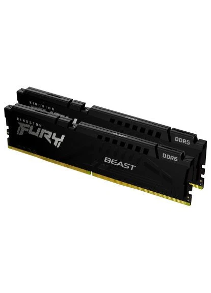 Модуль памяти для компьютера DDR5 64GB (2x32GB) 6000 MHz Beast Black EXPO (KF560C36BBEK2-64) Kingston FURY (395712649)
