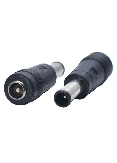 Роз'єм Jack DC конектор M/F (тато/мама) 6.3x4.0mm до 5.5x2.1mm Lucom (370888397)
