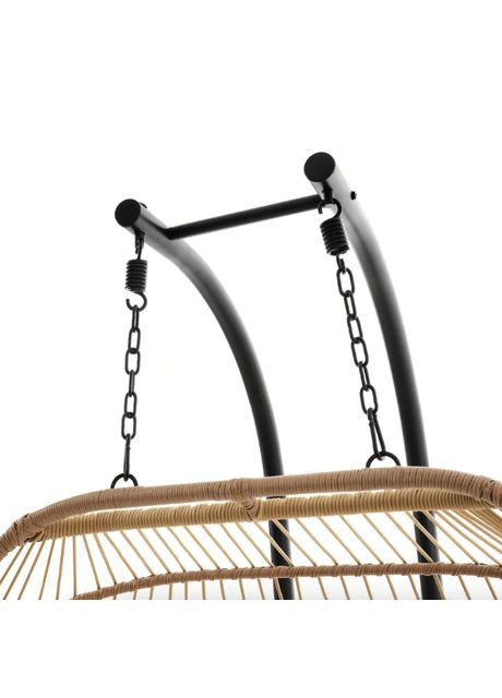 Подвесное кресло-кокон Rona двухместное бежевый Di Volio (322415185)