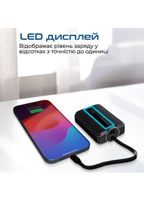 Powerbank Neo-10Uni 10000 mAh 30W Power Delivery Black (neo-10uni.black) Promate (323130598)