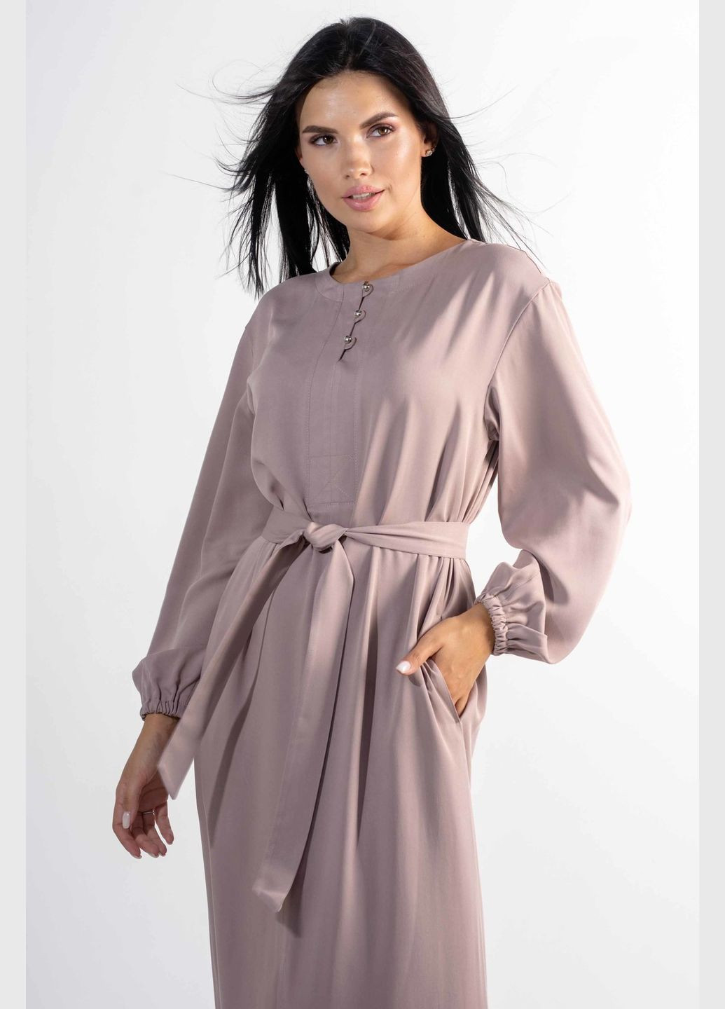 Бежевое кэжуал, праздничный, деловое платье ри мары медина вл 0521 RiMari