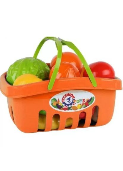 Игровой набор продуктов 5354TXK в корзинке Оранжевый ТехноК (316271348)