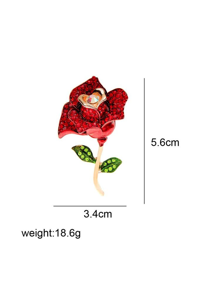 Брошка Квітка червона (84946980) No Brand (363132891)