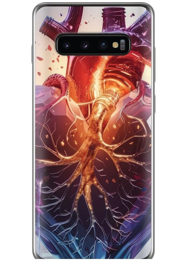 Силіконовий чохол 'Crystal Heart' для Endorphone Samsung Galaxy S10 Plus (286767510)